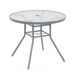 Andorra 4 Seater Garden Dining Set With Parasol -Garden Tool Store 12887989 5084843691036622