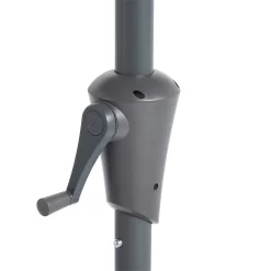 None 2.1m Crank & Tilt Parasol Light Grey - Dia. 38mm -Garden Tool Store 12888557 1024843673641374