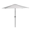None 2.7m Crank & Tilt Parasol Natural - Dia. 38mm