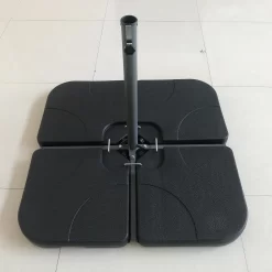 None 4 Piece Quarter Parasol Base - 60L