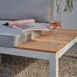 Spirit Metal Garden Corner Sofa Set - Grey -Garden Tool Store 12889918 5274869216234318