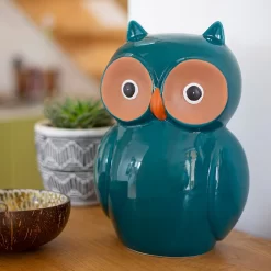 Ceramic Owl Garden Ornament - 25cm -Garden Tool Store 12890924 2104941774043314