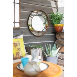 Valencia Outdoor Garden Mirror - 60cm 9 Valencia Outdoor Garden Mirror - 60cm -Garden Tool Store 12891528 2084875440801787
