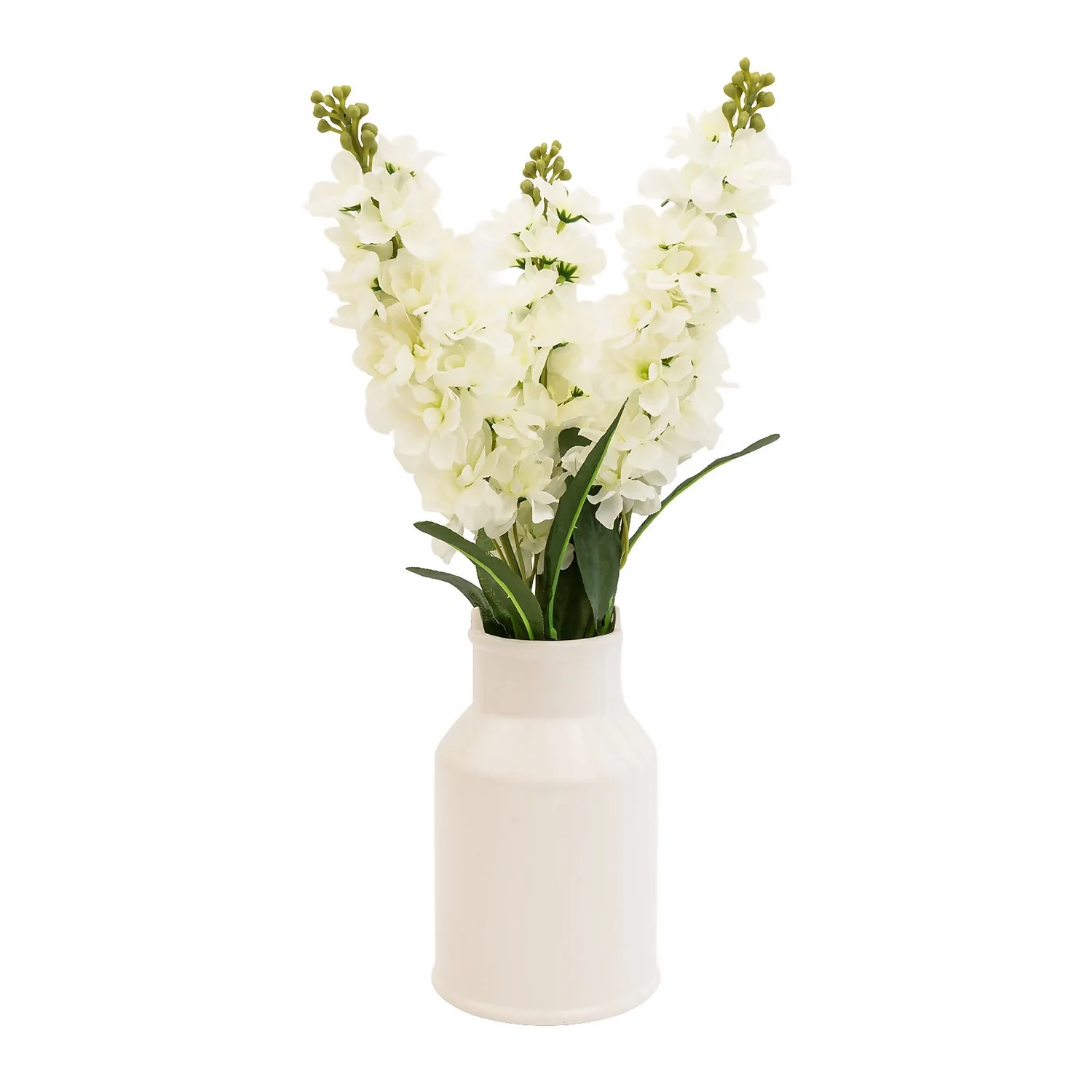 Delphiniums In Ceramic Jug 1 Delphiniums In Ceramic Jug