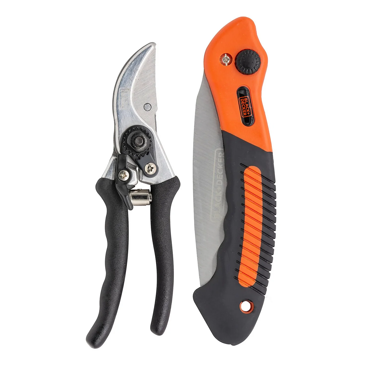 Black & Decker Black+Decker Bypass Pruner And Folding Saw Set 1 Black & Decker Black+Decker Bypass Pruner And Folding Saw Set