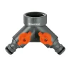 GARDENA Twin Tap Connector 26.5 Mm (G 3/4")
