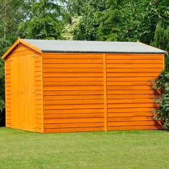 Shire 10 X 6ft Shed Overlap Double Door - No Windows -Garden Tool Store 13082797 1744862497693104