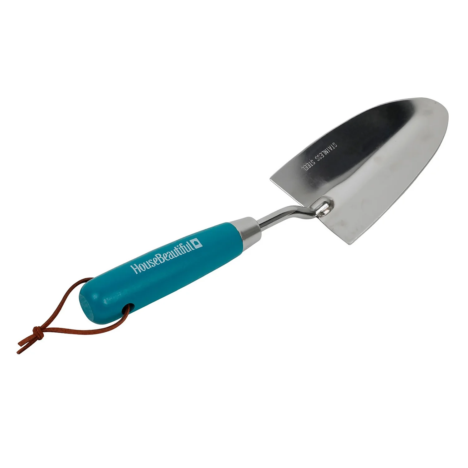House Beautiful Stainless Steel Hand Trowel With A Teal Painted Hardwood Handle 4 House Beautiful Stainless Steel Hand Trowel With A Teal Painted Hardwood Handle - Image 4