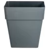 Soho Outdoor Garden Planter Charcoal 44cm