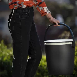 Keter GoBar Outdoor Ice Cooler Table Garden Furniture - Dark Grey / Cream -Garden Tool Store 13412933 1934910901720378