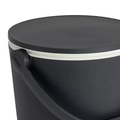 Keter GoBar Outdoor Ice Cooler Table Garden Furniture - Dark Grey / Cream -Garden Tool Store 13412933 7164910901658206