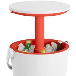 Keter GoBar Outdoor Ice Cooler Table Garden Furniture - Red / White 12 Keter GoBar Outdoor Ice Cooler Table Garden Furniture - Red / White -Garden Tool Store 13412934 7814910901693408
