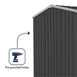 Absco 7.5 X 7.5ft Premier Apex - Dark Grey -Garden Tool Store 13440852 2054929164439297