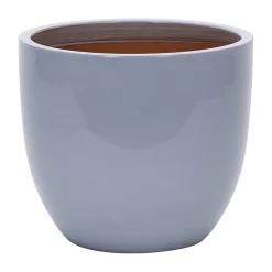 Glazed Blue Heritage Egg Pot - 38cm