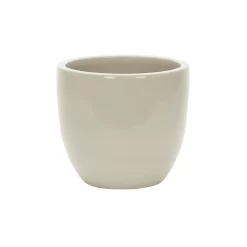 Glazed Cream Heritage Egg Pot - 21cm