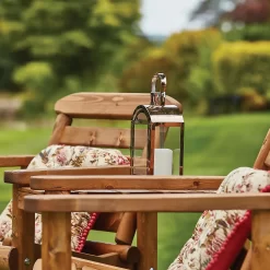 Anchor Fast FSC Weydale Rustic Alcove Garden Seat -Garden Tool Store 13452072 1374929385081965