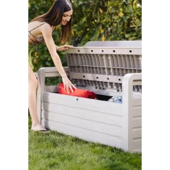 Toomax Forever Spring Bench - Warm Grey -Garden Tool Store 13462731 1984951391545320