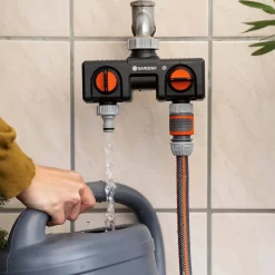 GARDENA Twin-Tap Hose Pipe Connector -Garden Tool Store 13489627 8904920780813120