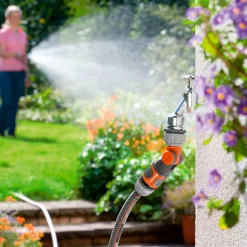 GARDENA Angled Tap Hose Pipe Connector -Garden Tool Store 13489628 1964920776567961