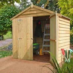 Shire 4 X 6ft Double Door Overlap Garden Shed With No Windows 12 Shire 4 X 6ft Double Door Overlap Garden Shed With No Windows -Garden Tool Store 13505225 5024926477594627