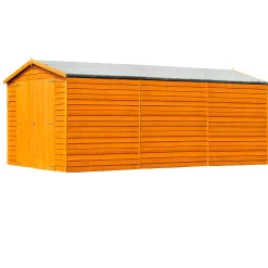 Shire 10 X 15ft Double Door Overlap Garden Shed With No Windows
