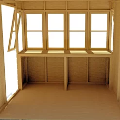 Shire 10 X 10ft Sun Pent Shed - Including Installation -Garden Tool Store 13505295 1064933733947407