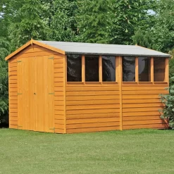 Shire 10x6ft Overlap Garden Shed - Including Installation -Garden Tool Store 13508654 6274926476043408