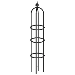 Agriframes Decorative Garden Obelisk 2.4m - Black