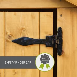 Country Living 7ft X 7ft Premium Sandon Double Storey Playhouse With Veranda Painted + Installation - Thorpe Towers Grey -Garden Tool Store 13554916 1384945374053826