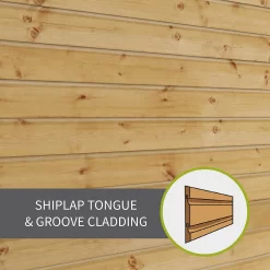 Country Living Premium Ribble 8ft X 8ft Corner Summerhouse Painted + Installation - Thorpe Towers Grey -Garden Tool Store 13554931 1884945631452437