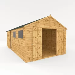 Mercia 20ft X 10ft Premium Shiplap Modular Workshop Shed - Including Installation -Garden Tool Store 13555765 1334949338085940