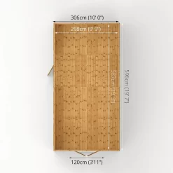 Mercia 20ft X 10ft Premium Shiplap Modular Workshop Shed - Including Installation -Garden Tool Store 13555765 1654949337953412