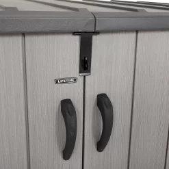 Lifetime Horizontal Plastic Outdoor Storage Shed -Garden Tool Store 13660824 1804949051012073