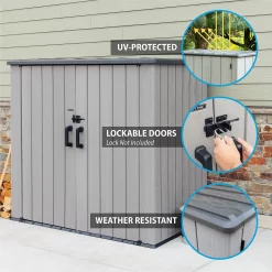 Lifetime Plastic Outdoor Utility Shed -Garden Tool Store 13660825 1594949054162466