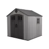Lifetime Plastic Outdoor Storage Shed - 8x7.5ft