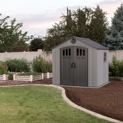 Lifetime Plastic Outdoor Storage Shed - 8x7.5ft 12 Lifetime Plastic Outdoor Storage Shed - 8x7.5ft -Garden Tool Store 13660827 2104949053262331