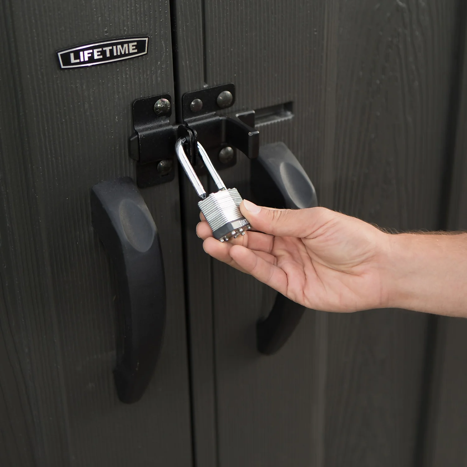 Lifetime Plastic Outdoor Storage Shed - 8x7.5ft 8 Lifetime Plastic Outdoor Storage Shed - 8x7.5ft - Image 8