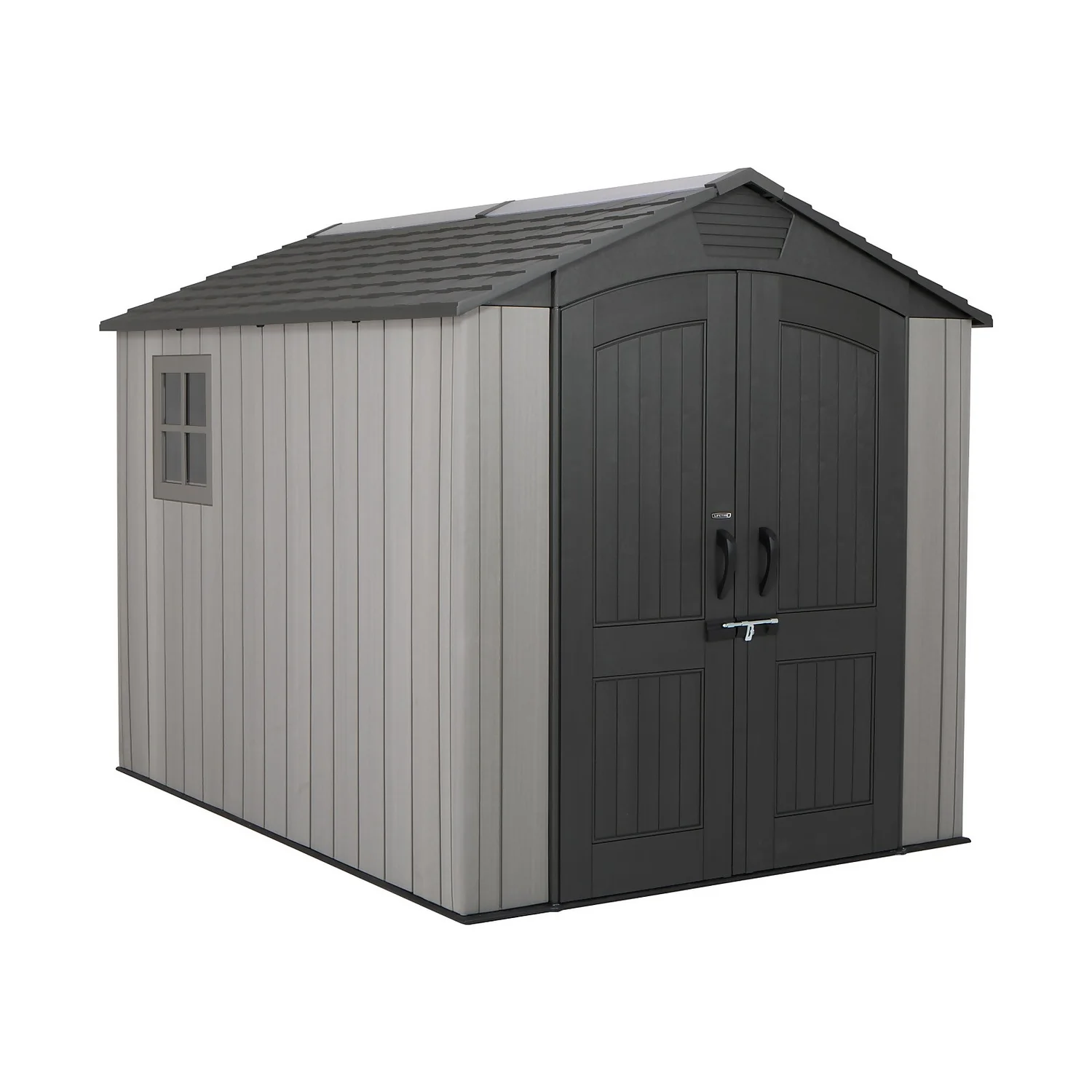 Lifetime Plastic Outdoor Storage Shed - 7x9.5ft 1 Lifetime Plastic Outdoor Storage Shed - 7x9.5ft