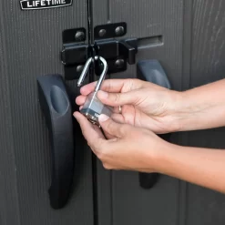 Lifetime Plastic Outdoor Storage Shed - 8x10ft -Garden Tool Store 13660829 1984949046215460