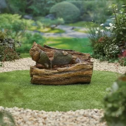 Stylish Fountain Balsam Pools Water Feature With LEDs -Garden Tool Store 13846062 2644962027679026