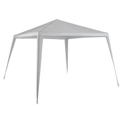 Gazebo With Side Panels - Grey -Garden Tool Store 13884308 2785023690861332