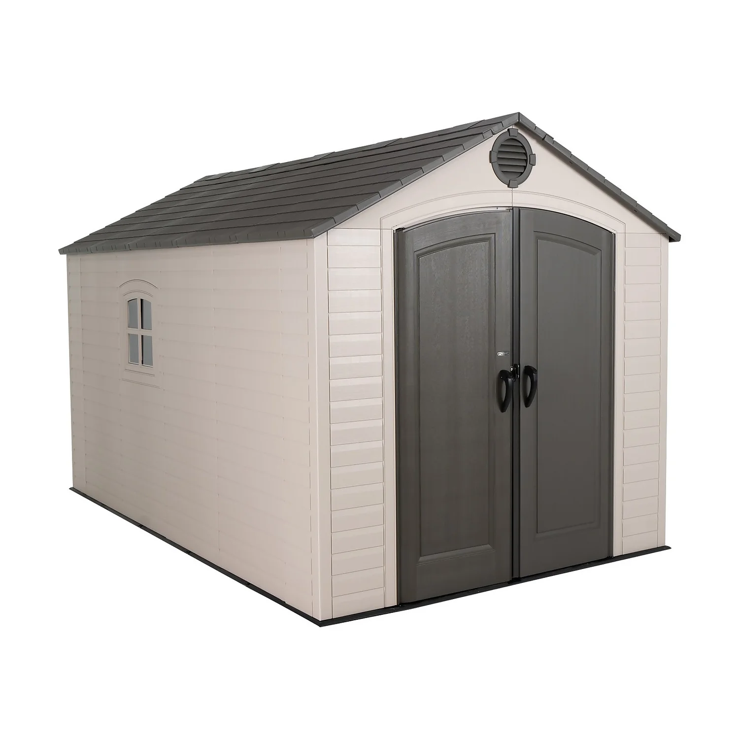 Lifetime 8x 12.5ft Plastic Outdoor Storage Shed - Installation Included 1 Lifetime 8x 12.5ft Plastic Outdoor Storage Shed - Installation Included