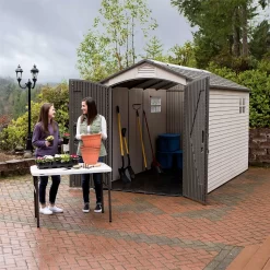 Lifetime 7 X 12ft Outdoor Storage Shed - Installation Included -Garden Tool Store 13911317 6224978028092695