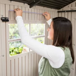 Lifetime 7 X 12ft Outdoor Storage Shed - Installation Included -Garden Tool Store 13911317 9794978028176395