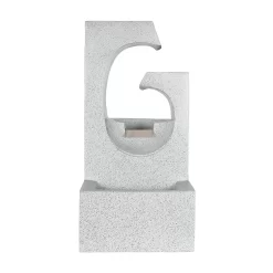 Stylish Fountain Ango Falls Garden Water Feature With LEDs -Garden Tool Store 13947169 8335005844564823