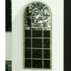MirrorOutlet Green Country Rustic Multi Panel Design Garden Mirror - 140x56cm