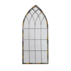 MirrorOutlet Rose Garden Rustic Arch Metal Garden Mirror- 115x50cm -Garden Tool Store 13950554 1374987138969488