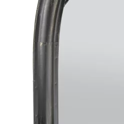 MirrorOutlet Black Somerley Chapel Arch Extra Large Metal Garden Mirror - 150x81cm -Garden Tool Store 13950566 1884987173096960