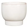 Scheurich Opale Smooth White Indoor Pot - 18cm
