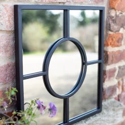 Black Square Garden Mirror -Garden Tool Store 13965928 1155001706801590
